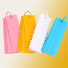 4Pcs Cake Decorating Icing Smoother Edge Frosting Scraper Comb Pastry Spatulas