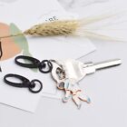 20PCS 35mm Black Lobster Clasp Swivel Trigger Clip Keychain Snap Hook Key Rings