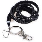 3PCS Rhinestone Lanyard Neck Strar ID Card Holder Key Case Name Badge ID card AU