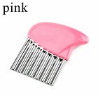 2x Stainless Steel Crinkle Cutter Wavy Vegetable Potato Chip Slicer Knife Blade