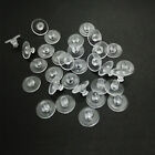 10X Large Plastic Rubber Disc Earring Backs To Secure Heavy Style Earrings AU