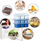 3/6X Large Ice Cube Tray Mold With Lid Home Kitchen Ice Maker Plastic Mould Tool