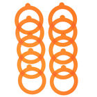 36 Pack Silicone Replacement Gasket Airtight Rubber Seals Ring for Jar Lids AU