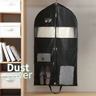Gusseted Suit Cover Hanging Clothing Cover with 3 Large Mesh Shoe Pockets