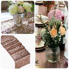 30x180cm Rose Gold Sequin Table Runner Wedding Event Party Bling Decorat Sashes