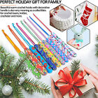 9X Colourful Soft Crochet Hook Set Ergonomic Handles Knitting Needles Sewing AU