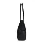 Women PU Leather Handbag Large Capacity Durable Shoulder Tote Bag W Side Pocket