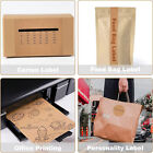 100X A4 Self Adhesive Brown Kraft Sticker Paper Sheet Label Laser Inkjet Printer