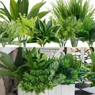 18Pcs Outdoor Artificial Plants UV Resistant Real Touch Fake Greenery Stems Faux