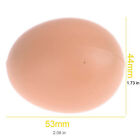 12x Plastic Fake Chicken Eggs Poultry Layer Coop Hatching Simulation Dummy Egg A