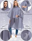 Rain Poncho – Waterproof Hooded Cape for Men, Plus Size