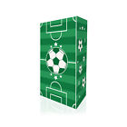 Fashion Football Sport Gift Bags Green Kraft Paper Sticker Set Party Favor Bags