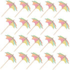 UP 200PCS Cocktail Drinking Drink Decoration Parasol Umbrella Picks Sticks Party