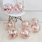 107Pcs Pink White Confetti Balloon Garland Arch Kit Birthday Wedding Party Decor