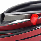 D Shape Universal Car Door Rubber Seal Trim Strip Weatherstrip Edge Cover 10M AU