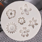 4pcs Cute Flower Silicone Molds,Fondant Candy Mould Mini Flower Chocolate Molds