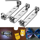 100X 20/32mm Brooch Backs Safety Bar Pins Craft Catch Badge Fasteners Jewellery