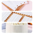 4Pcs Cake Decorating Icing Smoother Edge Frosting Scraper Comb Pastry Spatulas
