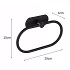 2X Stainless Steel Oval Towel Ring Rail Holder Wall Mounted Hand Towel Rack Bath