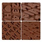Happy Birthday Alphabet Number Silicone Mold Chocolate Cake Ice Jelly Tray Mould