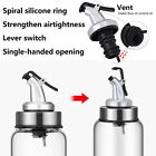 2pcs 300/+450ml Olive Oil Vinegar Dispenser Pourer Glass Bottle Kitchen Tools