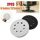 2PCS 8-Hole Soft Sponge Interface Pad for Sanding Pads and Hook 5 Inch(125MM) AU