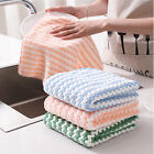10PCS 25x25cm Microfibre Cloth Rag Bulk Car Kitchen Glass Cleaning Towel Washing