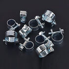 10pcs galvanized iron fuel hose clamps for automobile air pipe secure gri AU