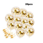 Gold Confetti Balloon Latex Standard Retro Balloons Wedding Birthday Party