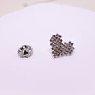 Heart Brooch Cardigan Button Sweater Coat Pin Fashion Corsage Jewelry Accessory