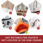 Swan Drain Basket Punch Free Kitchen Sink Filter Organizer Strainer Holder Tool