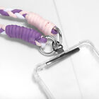 Braid Mobile Phone Lanyard Strap Hanging Neck Strap With Free Metal Patch OZ