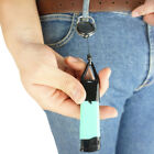 15X Retractable Lighter Leash Clip Keychain Rubber Cover Large Maxi Bic Black