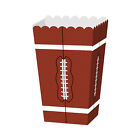 24pcs Football Party Popcorn Cookie Boxes Touchdown Celebration Dessert Supplies