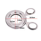 2PCS Stainless Steel Egg Shell Opener Cutter Cracker Boiled Egg Topper Separator
