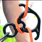 Rock Climbing Carabiner 50KN Descender Rappel Ring Buckle Rigging Belay Device