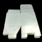 200pcs CLEAR PVC Gift Boxes Plastic Cube Transparent Display Case Square Box Pac