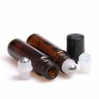 5X 500ML Amber Glass Spray Bottles + 5X Glass Roller Bottle Essential Oils Aroma