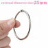 Hinged Rings Clips 25mm Binder Hinge Metal Scrapbooking Split Album AU