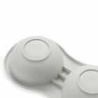 2x Draining Egg Boiler Set Edible Silicone Double Microwave Egg Poacher Cookware