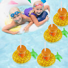 12X Inflatable Floating Drink Cup Can Beer Holder Bath Beach Party