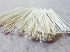 1000pcs Bright Silver Tone Straight Head Pins 50mm Long Jewellery Making Earring