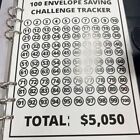 100 Days Envelope Challenge Box Set Savings Challenges Budget Box Cash Envelopes