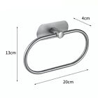 2X Stainless Steel Oval Towel Ring Rail Holder Wall Mounted Hand Towel Rack Bath