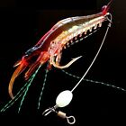 20x Soft Plastic Fishing Lures Tackle Prawn Shrimp Flathead Bream Cod Bass Glow