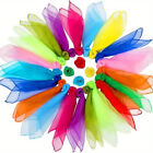 36X 9Colour Gradient Juggling Silk Dance Magic Tricks Dancing Props Scarves AUS
