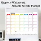 Monthly/Weekly Planner Fridge Calendar Magnetic Board with 3 markers + an Eraser