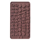 Happy Birthday Alphabet Number Silicone Mold Chocolate Cake Ice Jelly Tray Mould