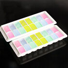 8PCS 16Grids Ice Cube Mould Easy Release White Ice Cube Tray Whiskey Home & Bar