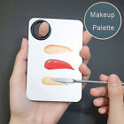 2pcs Stainless Steel Mixing Palette with Spatula Professional Cosmetic Makeup AU